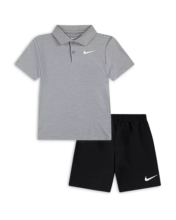 Детский комплект для мальчиков с Dri-FIT Nike, черный