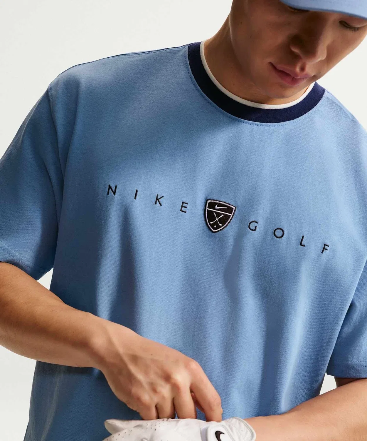 Мужская футболка свободного кроя Nike IH2056-486, Blue — фото 4