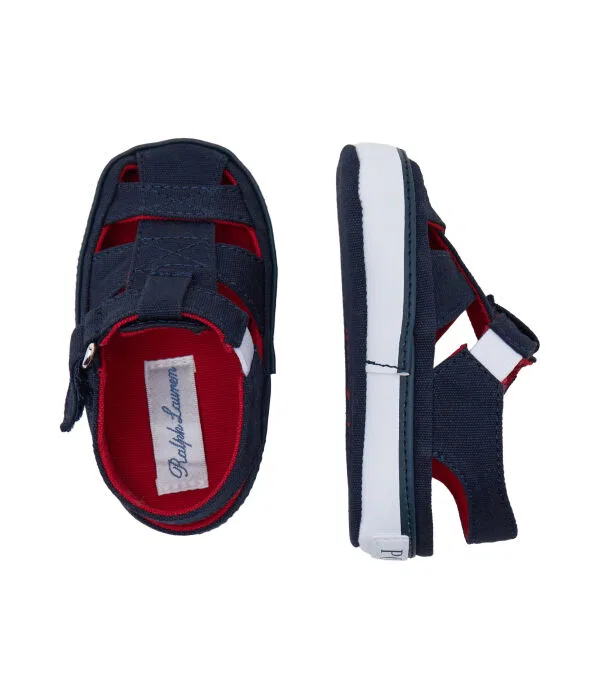 Детские сандалии для мальчиков Sander Fisherman II Layette Polo Ralph Lauren, Blu Marino — фото 3