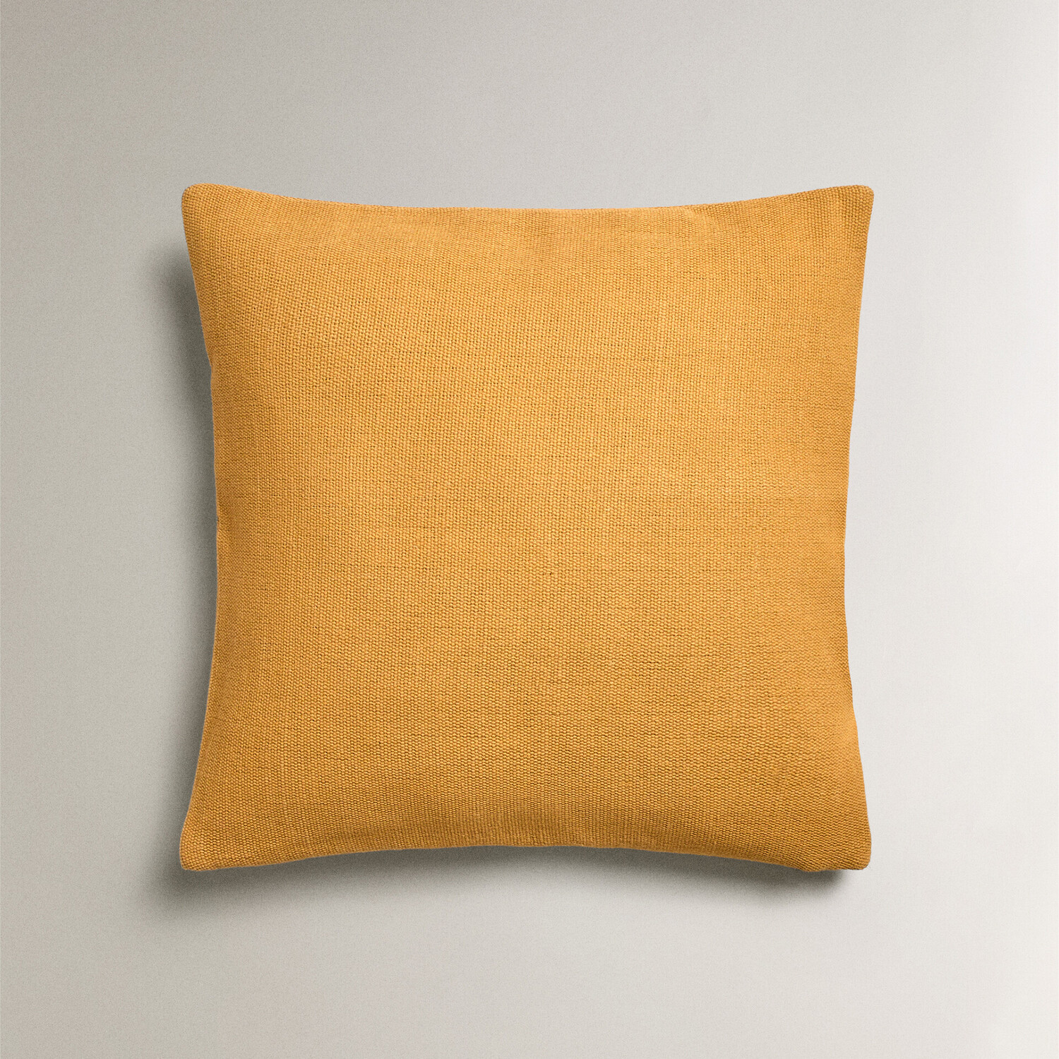 

Чехол для подушки Zara Home Jute, 45х45 см, горчично-желтый