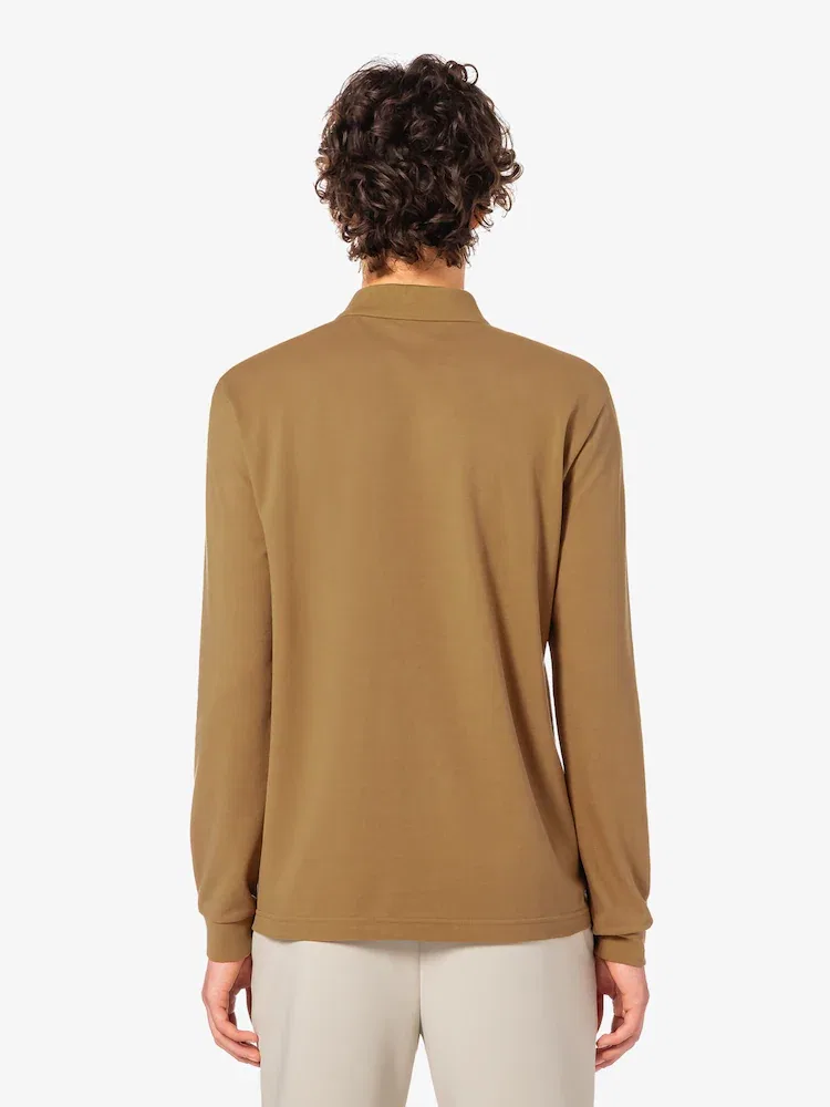 Футболка с длинным рукавом Regular Fit LACOSTE, Ocher — фото 3