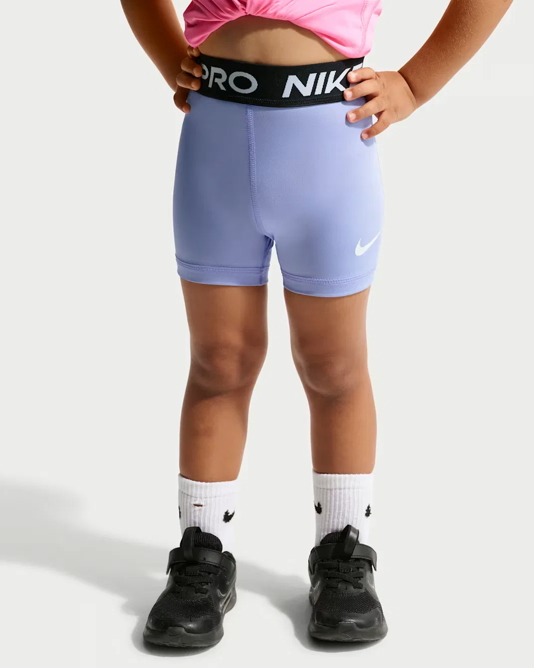 Детские шорты Dri-FIT Nike Pro, Light Thistle — фото 2