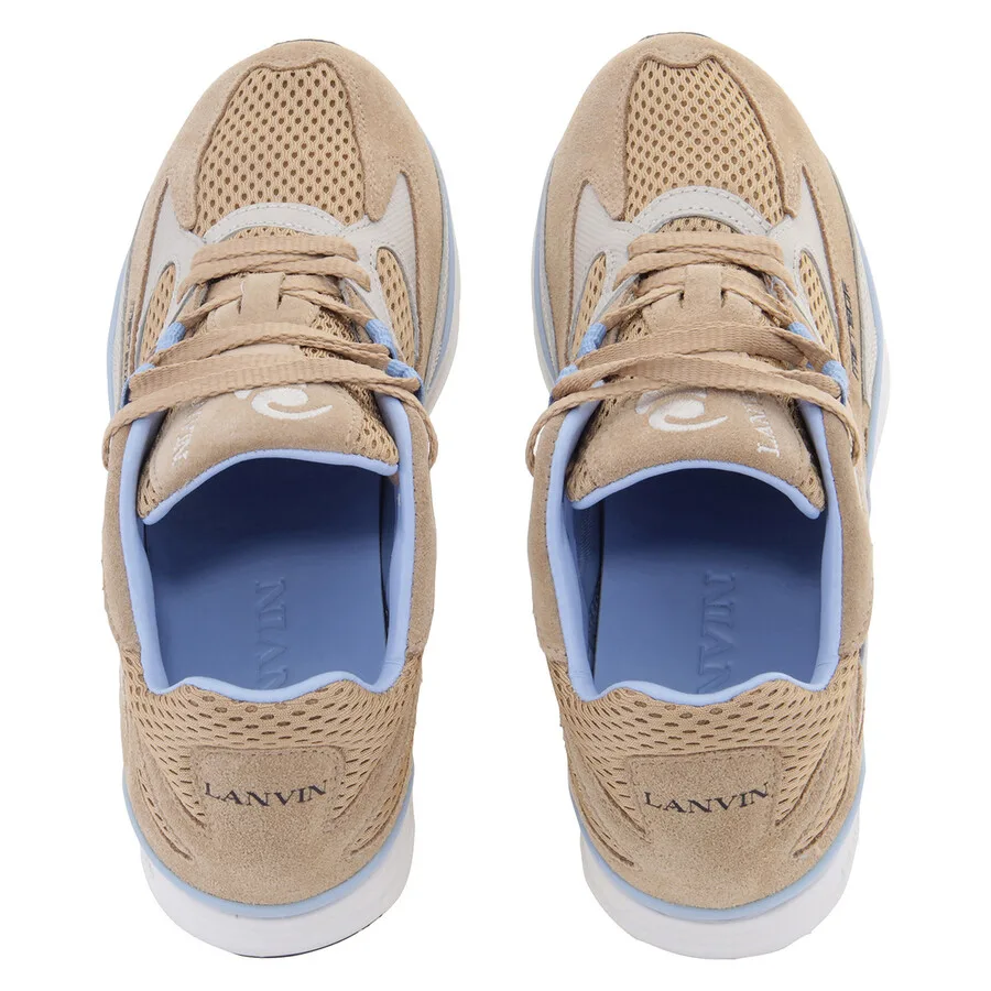 Мужские кроссовки Lanvin с сетчатыми вставками, синий — фото 3
