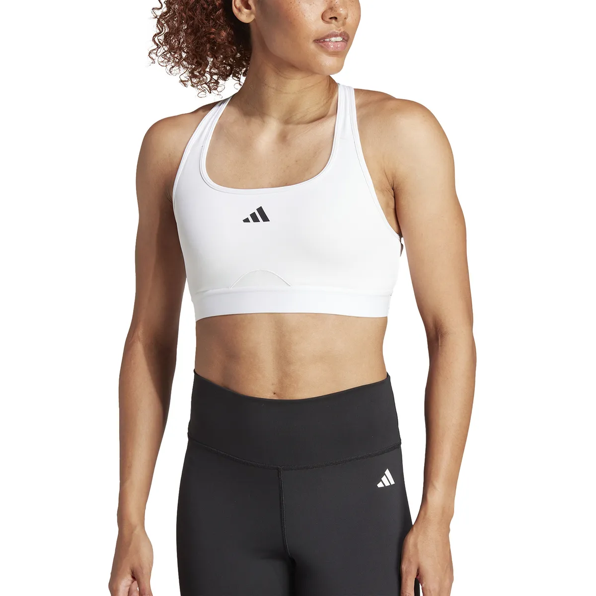 

Спортивный бюстгальтер adidas Performance "PWRCT MS BRA", цвет White C/D