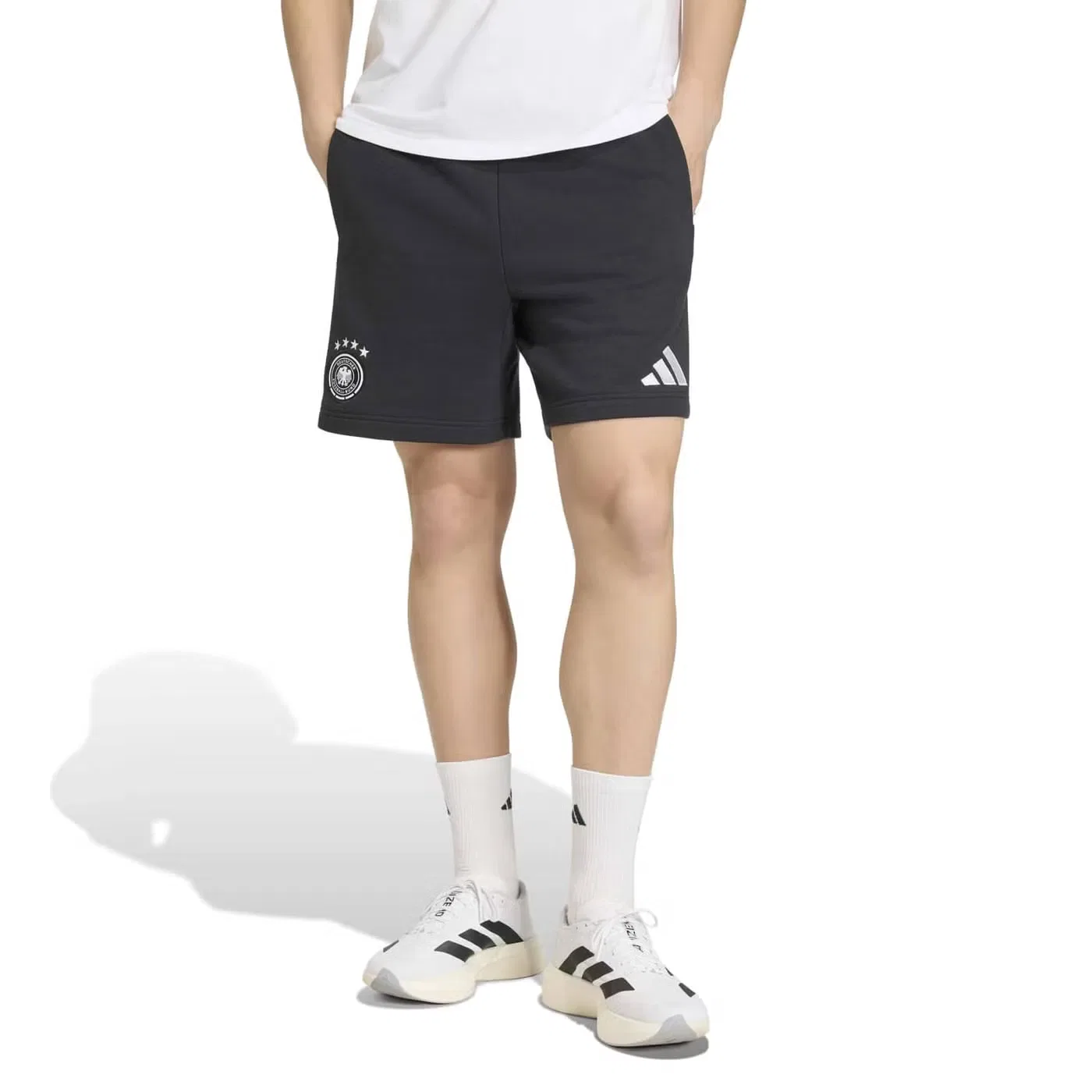 Шорты с логотипом Germany DNA Adidas, черный — фото 2