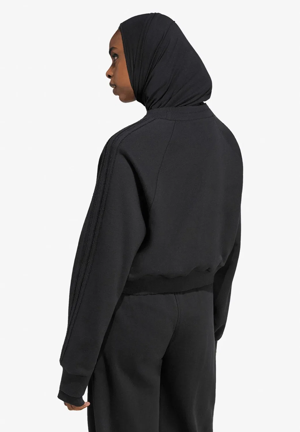 Толстовка с круглым вырезом - толстовка Adidas Originals, Black — фото 2