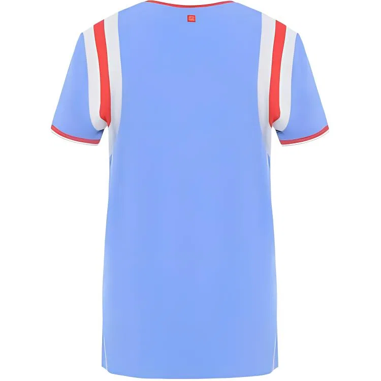 Футболка женская Acne Studios, Blue/Red — фото 3