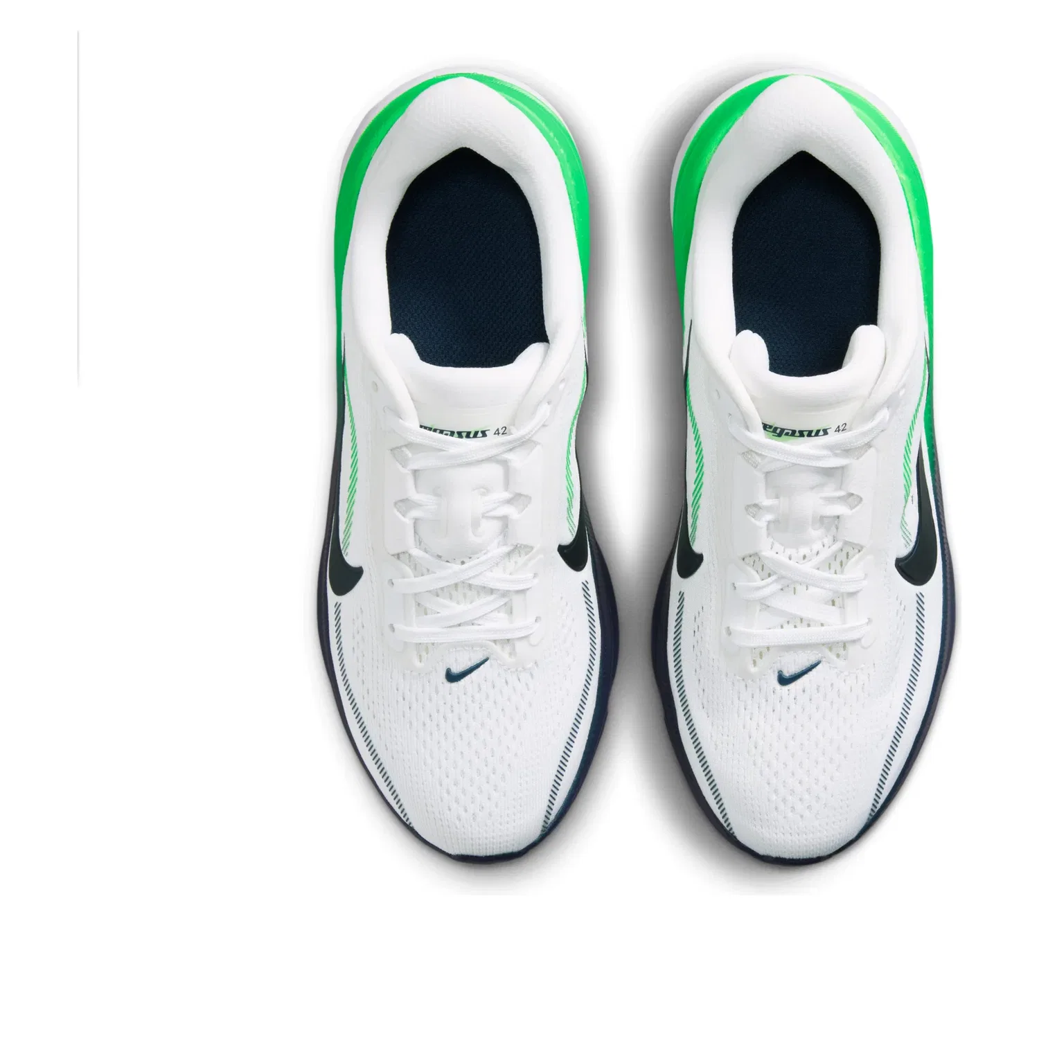 Детские кроссовки для бега с шнуровкой Nike Air Zoom Pegasus 42, мультиколор — фото 2
