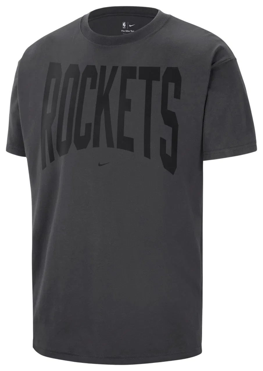 Мужская футболка с графикой команды Rockets Travel T-Shirt Nike, серый