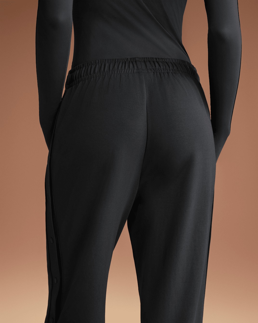 Спортивные брюки NikeSKIMS Matte Tricot Women's Side-Snap, черный — фото 3
