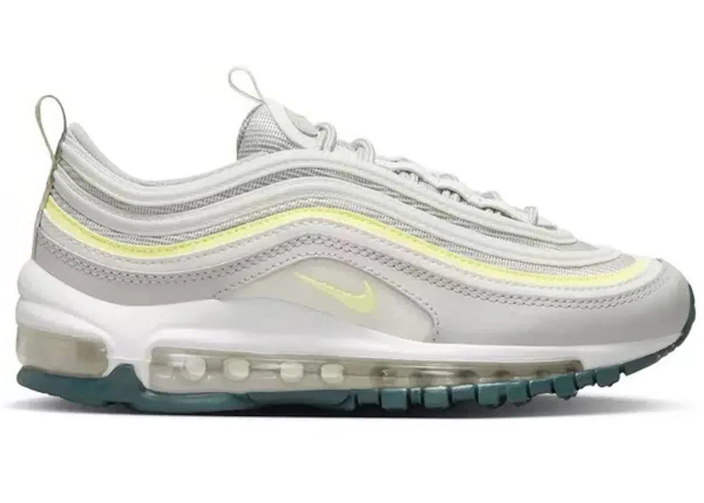 Детские кроссовки Lifestyle Nike Air Max 97, Light Iron Ore/Phantom/Summit White/Luminous Green
