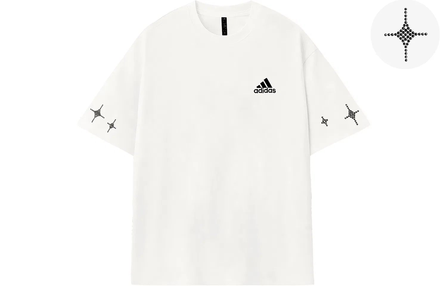 Футболка хлопковая Must Haves Adidas бежевый — фото 3