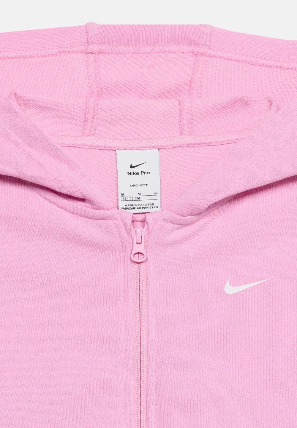 Унисекс - толстовка на молнии Nike Performance, Pink Rise/Black/White — фото 3