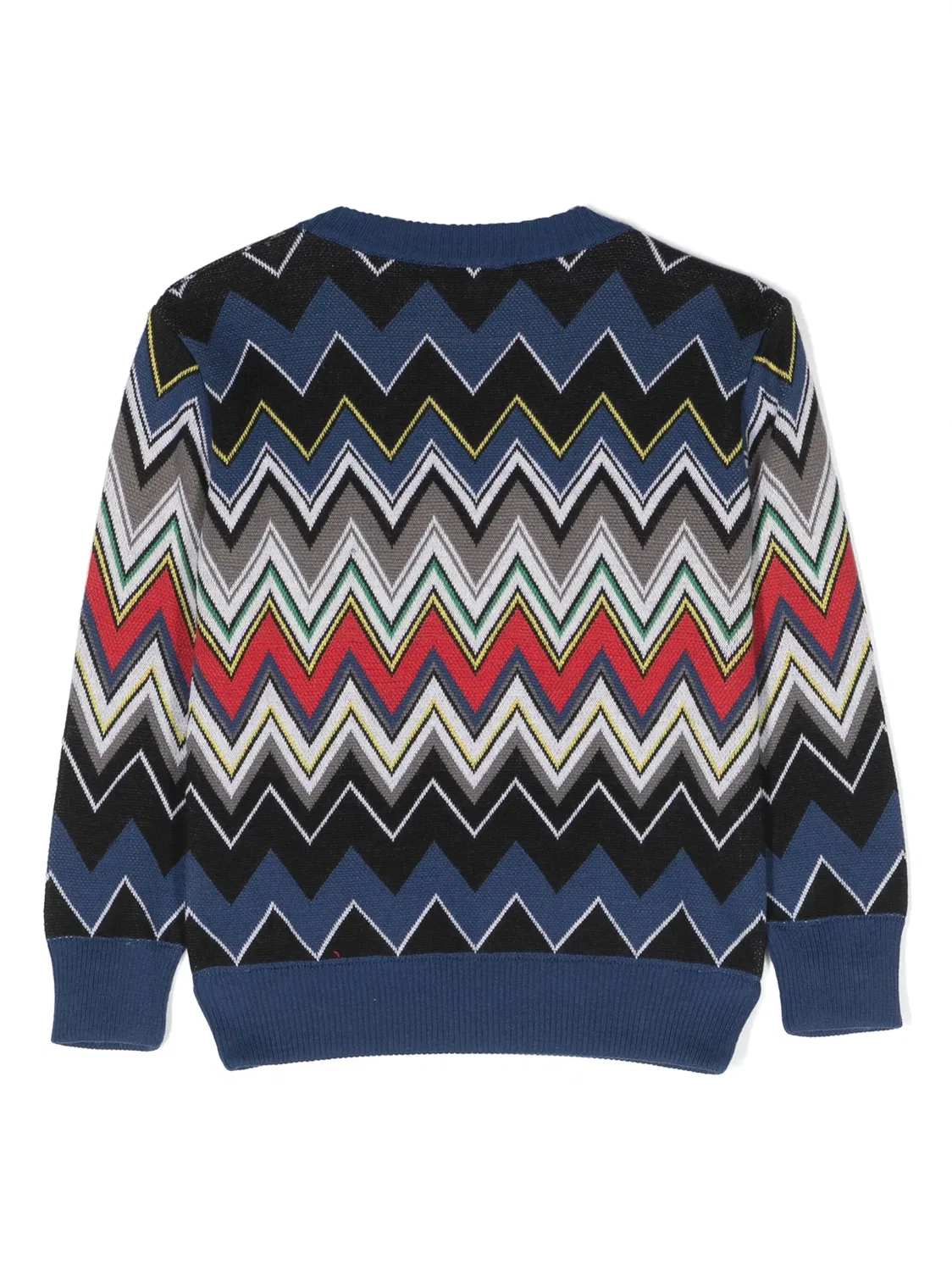 Джемпер с зигзагообразным плетением Missoni, синий — фото 3