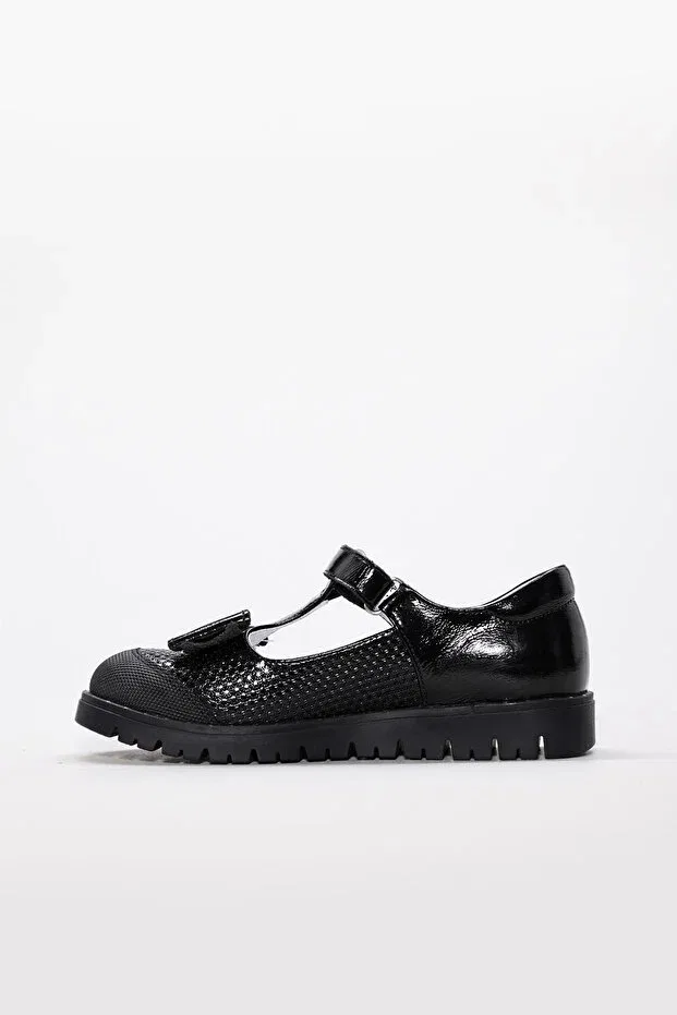 Детские туфли для мальчиков из лакированной кожи Mirgeshoes, Black — фото 4