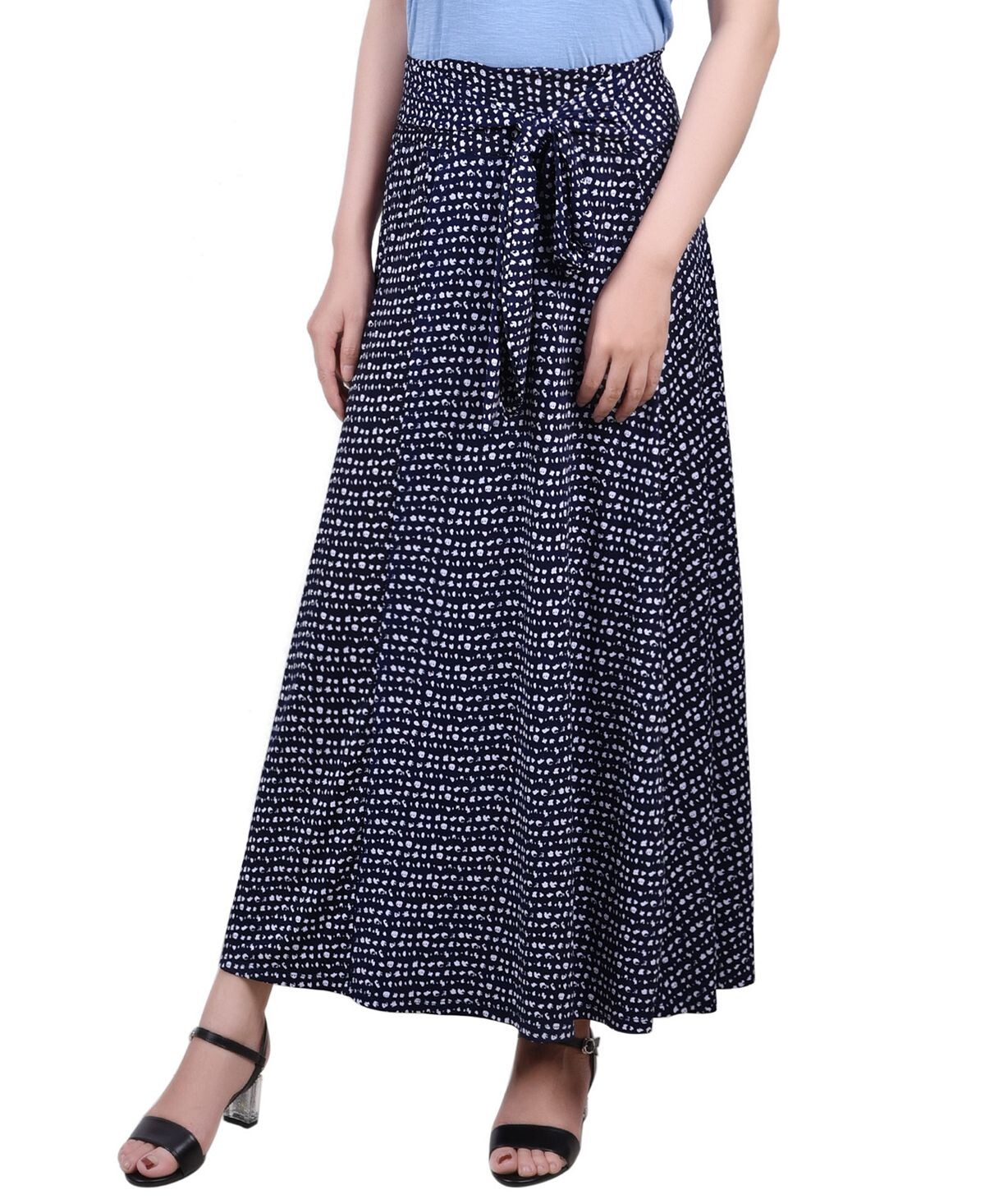 

Женская макси-юбка missy с поясом на талии NY Collection, мульти