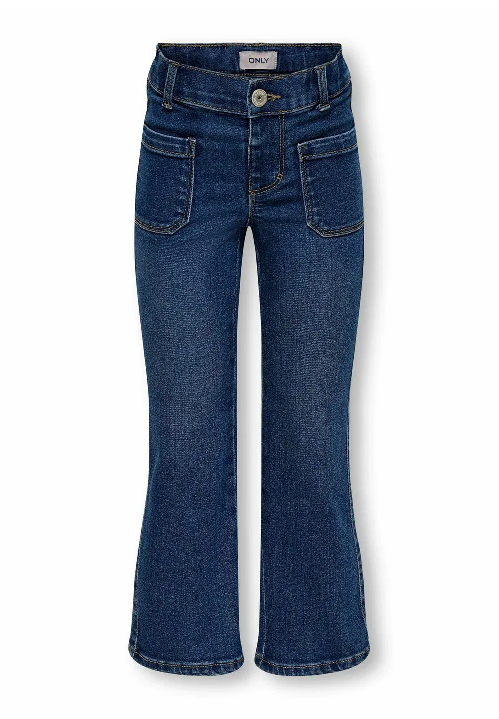 Джинсы-Клеш kmgblair джинсы-клеш - джинсы-клеш Only Mini, Medium Blue Denim