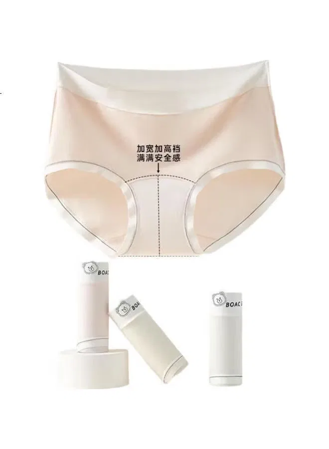 Трусы хлопковые с высокой посадкой 4-pack Urban Beauty, смешанные цвета — фото 2