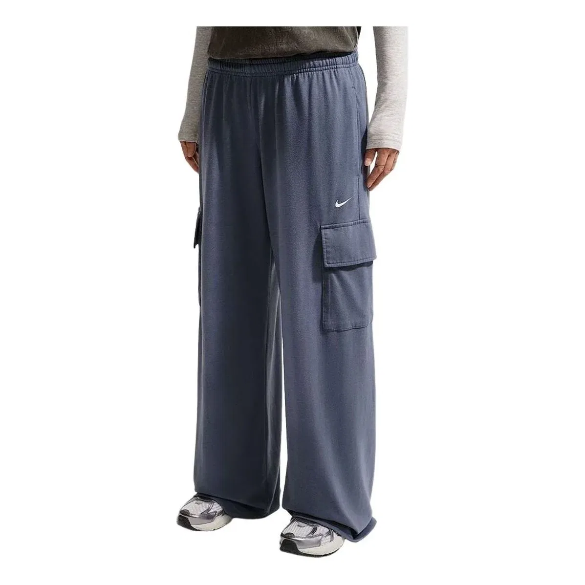 Женские брюки Sportswear Phoenix Fleece Pants Asia Sizing 'Blue' Nike, синий