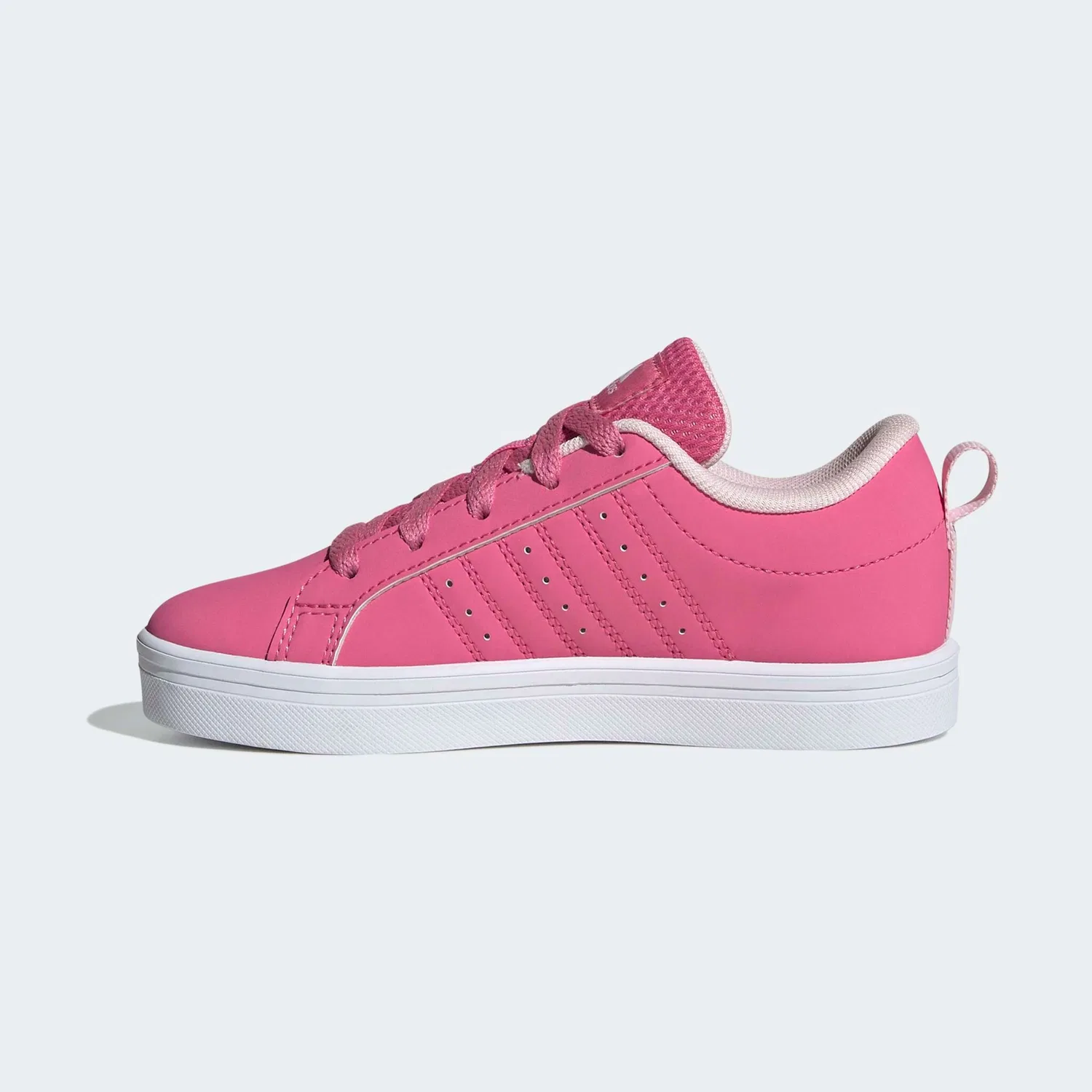 Детские спортивные кроссовки VS PACE 2.0 KIDS Adidas, Pink Fusion/White/Clear Pink — фото 3