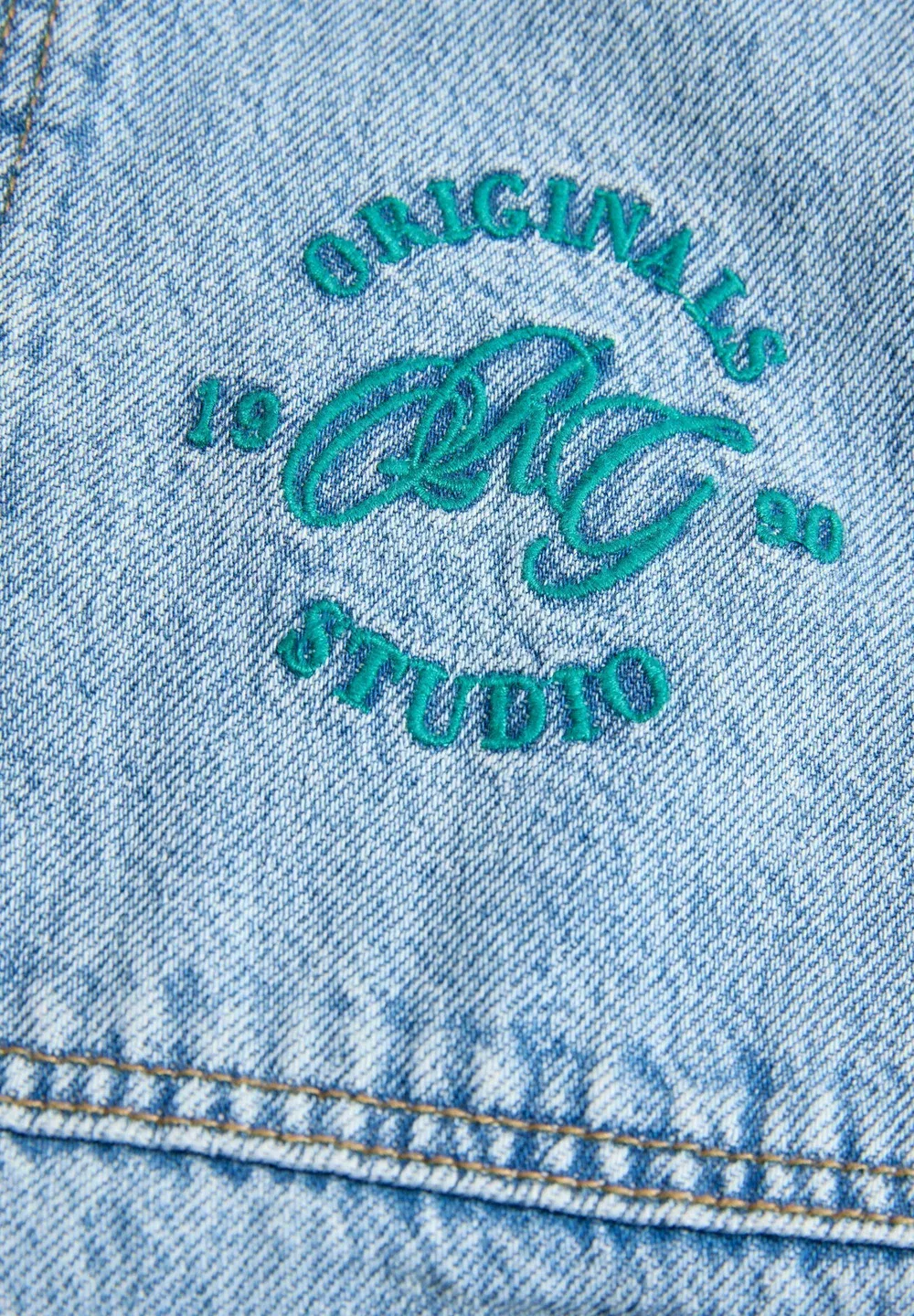 Jjidave jjjax akm 165 jnr - расклешенные джинсы Jack & Jones Junior, Blue Denim — фото 4