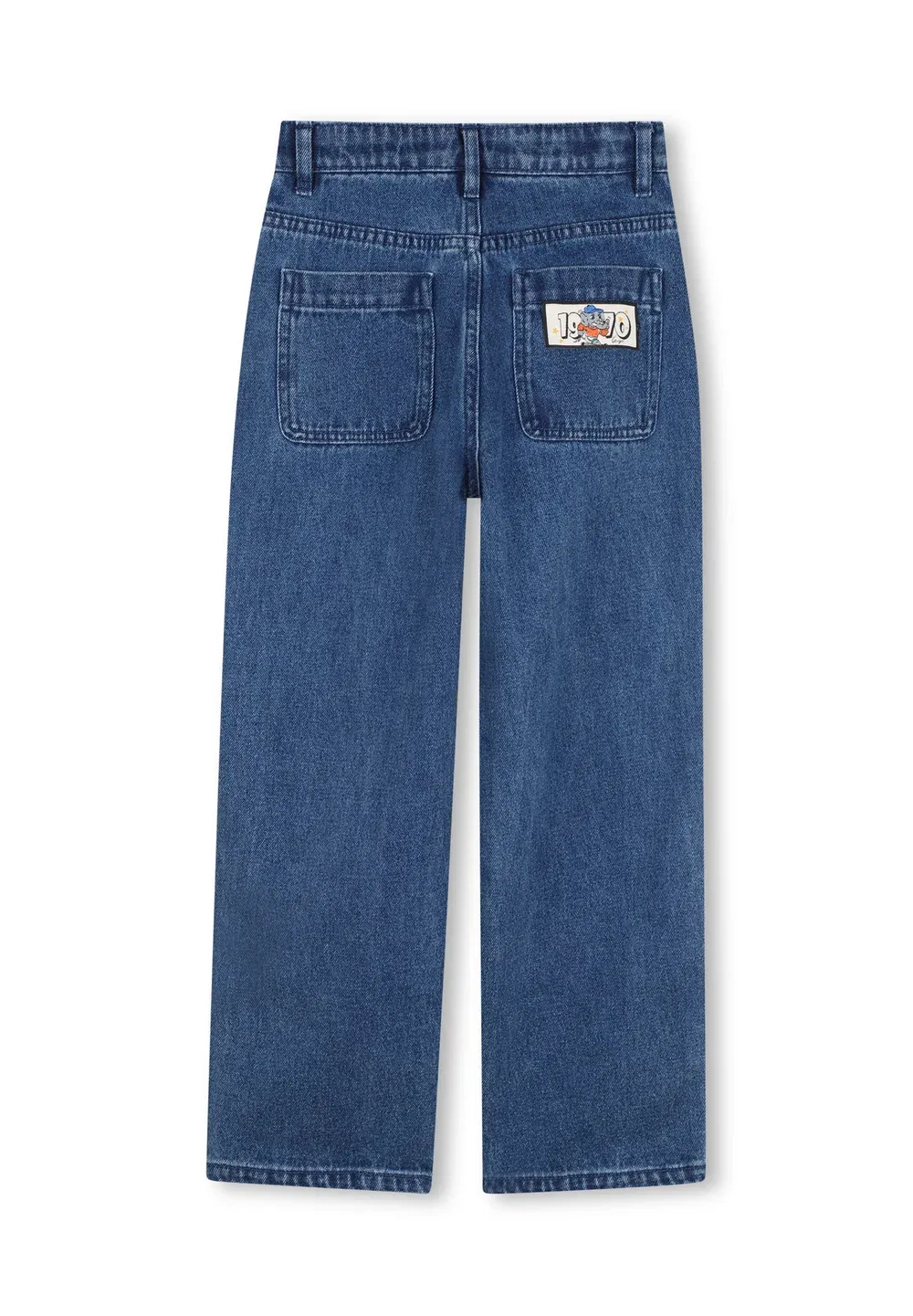Pantalon en denim - джинсы свободного кроя Kenzo Kids, Dble Stone Brossage — фото 2