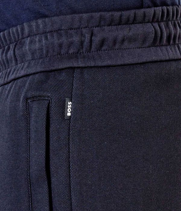 Спортивные штаны мужские Boss на кулиске, синий — фото 4