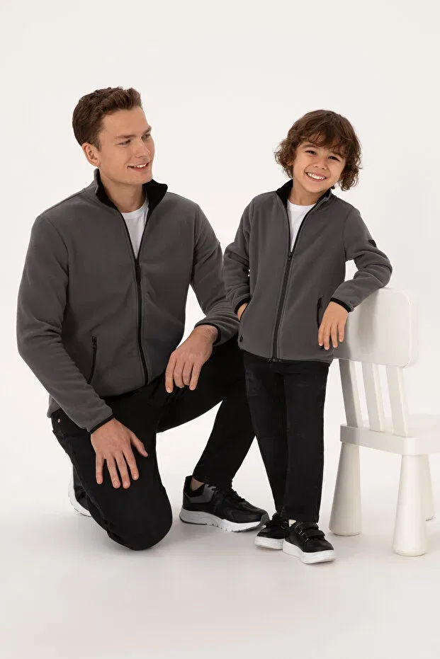Мужской кардиган с длинным рукавом U.S. Polo Assn., Gray — фото 3