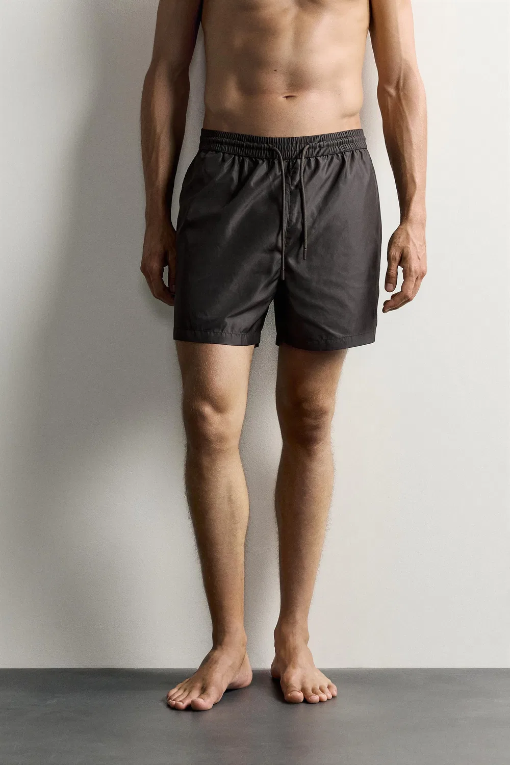 Плавки средней длины AARON LEVINE X ZARA, Brown — фото 3