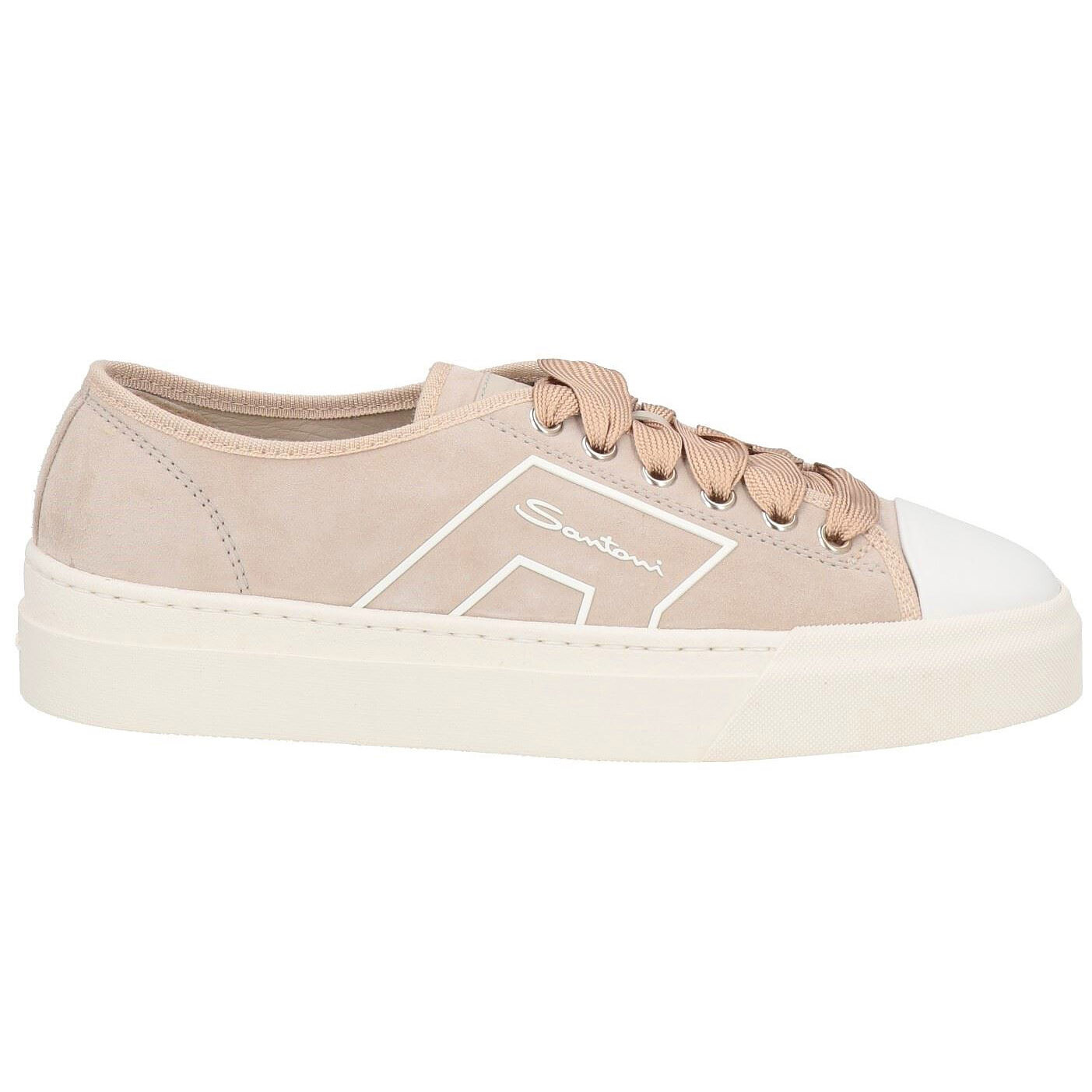

Кеды Santoni, серо-розовый