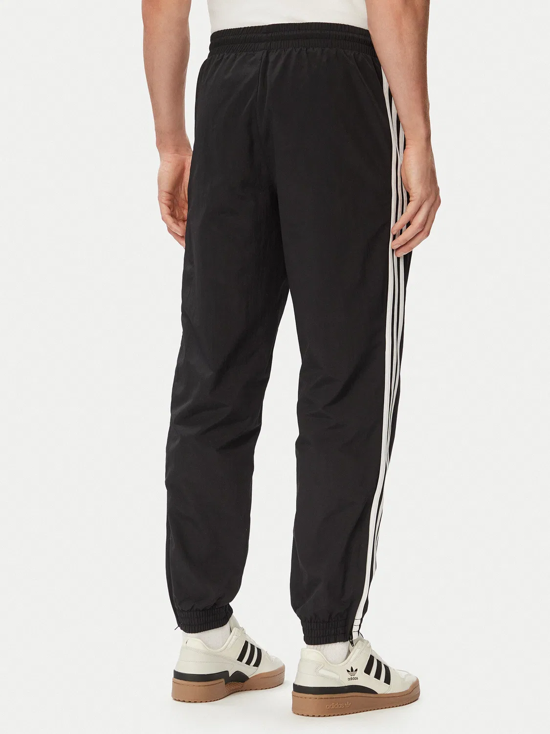 Мужские спортивные штаны стандартного кроя Firebird Woven Adidas, черный — фото 3
