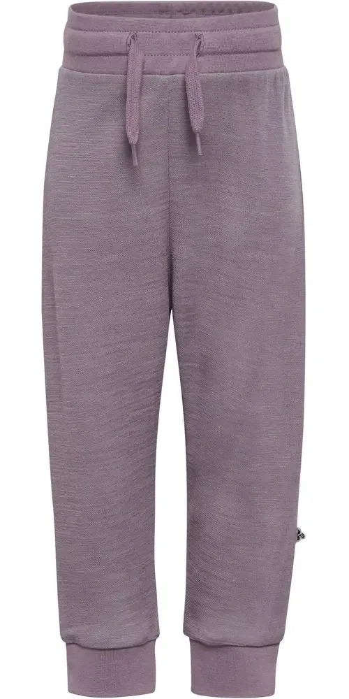 Штаны детские шерстяные Hmlmini Wool Pants Hummel, розовый — фото 3