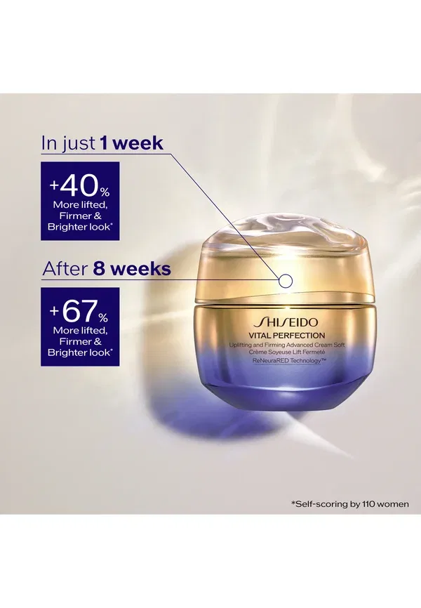 Крем для лица антивозрастной Vital Perfection Uplifting and Firming Advanced Cream Soft Refill Shiseido, 50 мл — фото 4