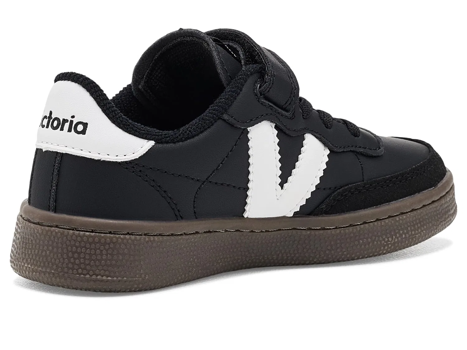 Кроссовки Oslo Leather Effect (для малышей, маленьких и больших детей) Victoria Kids, Negro — фото 4