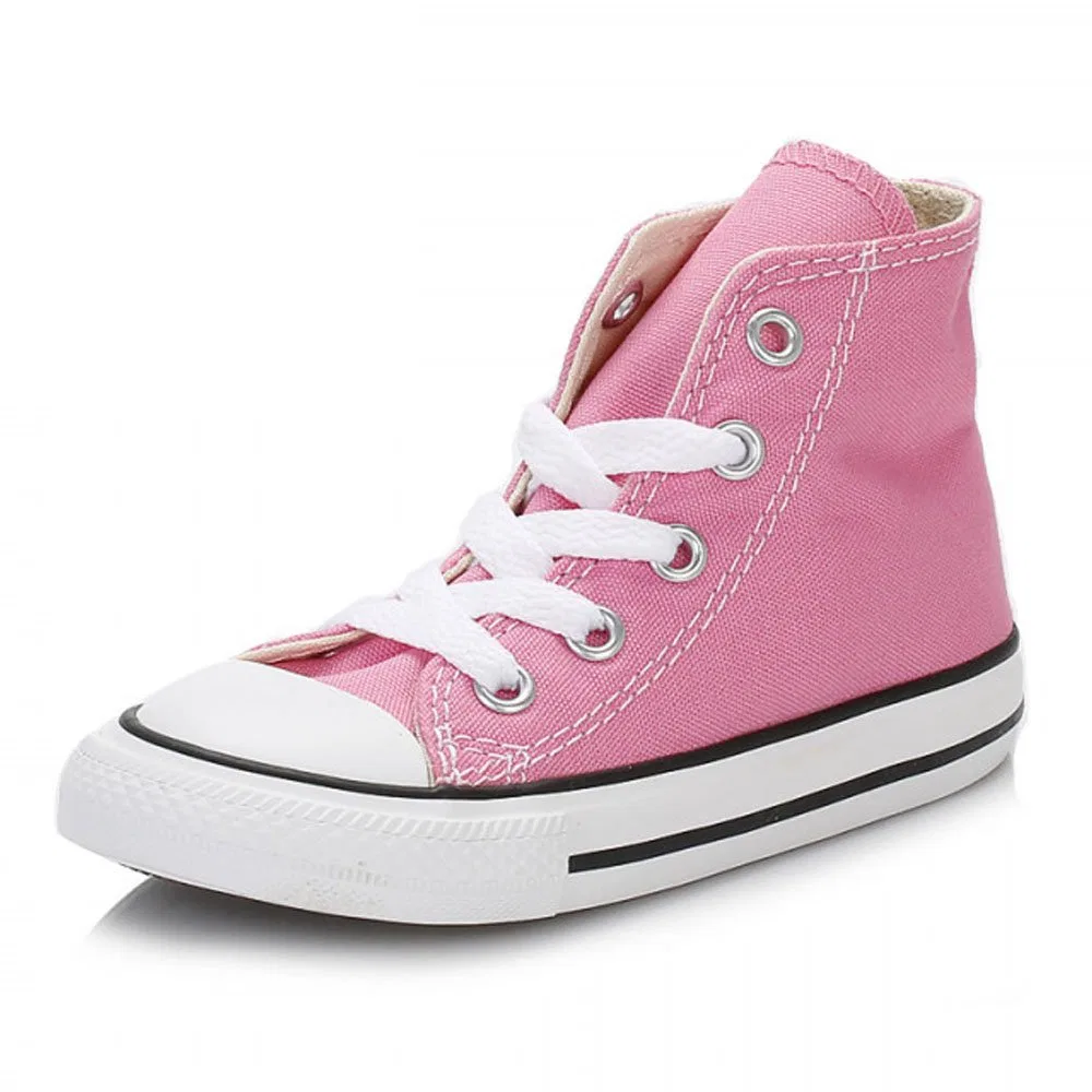 Детские кроссовки для девочек с высоким воротником Converse, Chuck Taylor All Star Hi Top, Pink