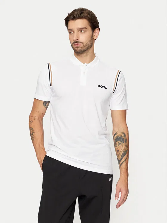 Футболка slim fit Pariq Boss, белый