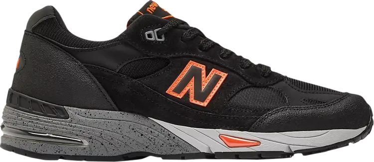 

Кроссовки New Balance 991 Made in England 'Neon Orange', черный, Черный;серый, Кроссовки New Balance 991 Made in England 'Neon Orange', черный