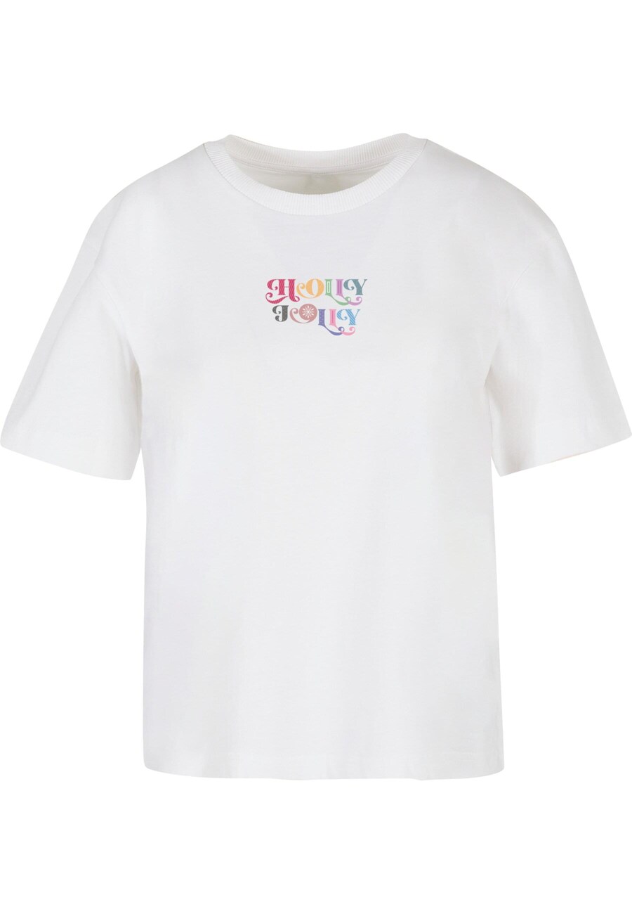 

Футболка Merchcode Shirt Christmas Holly Jolly, белый