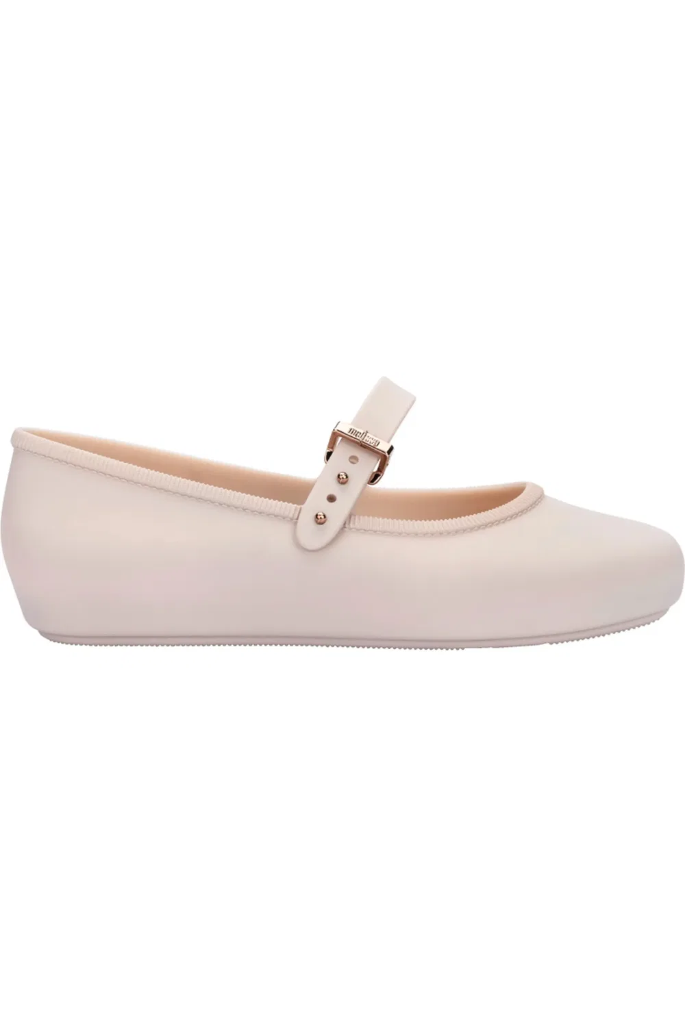 Детские балетки водонепроницаемые Soft Ballerina Mary Jane Mini Melissa, бежевый — фото 2