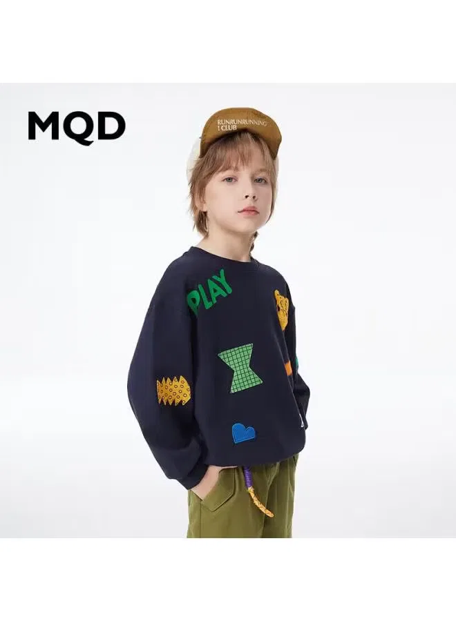 Свитшот с 3D-принтом детский Mqd, синий