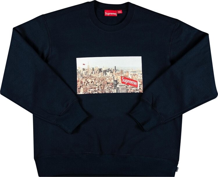 

Толстовка Supreme Aerial Crewneck 'Navy', синий