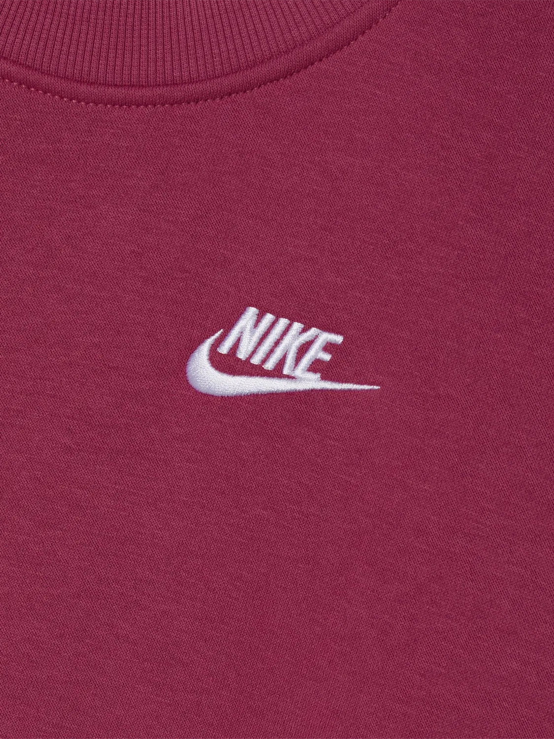 Детский свитшот стандартного кроя Nike, цвет Bordeaux — фото 3