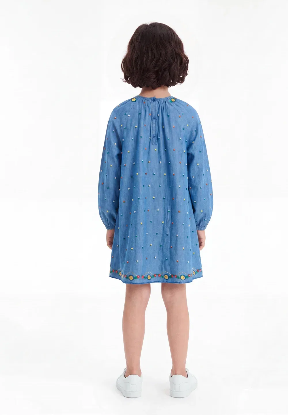 Платье - джинсовое платье Stella Mccartney Kids, Azzurro — фото 2