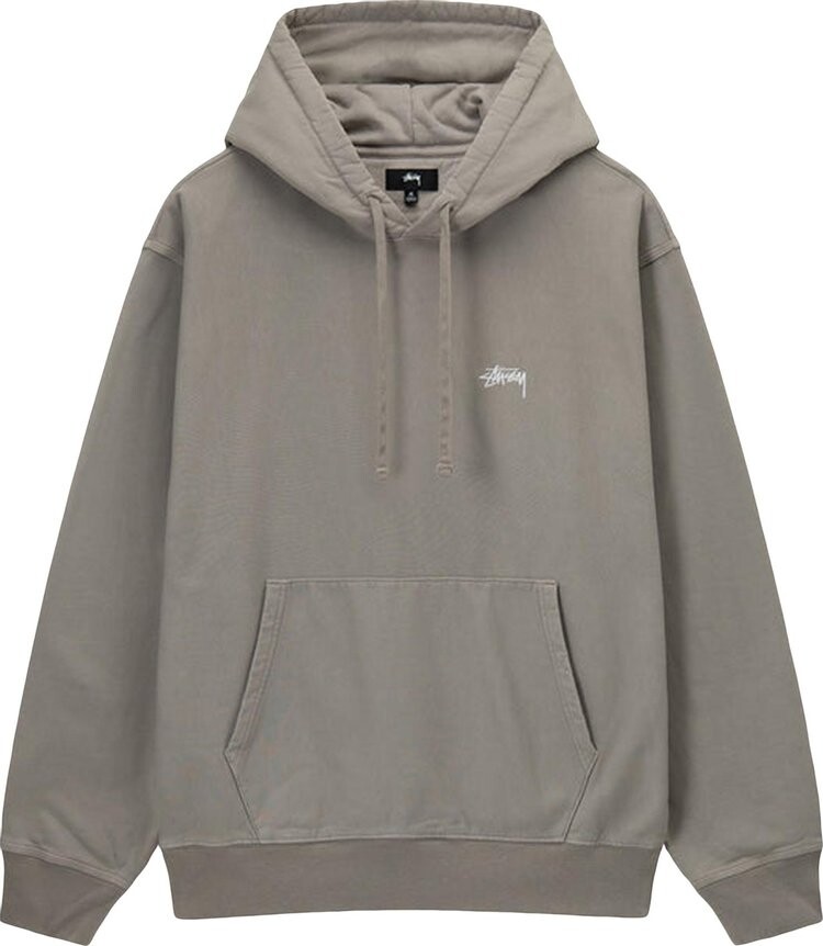 

Худи Stussy Overdyed Stock Logo Hoodie 'Sand', серый