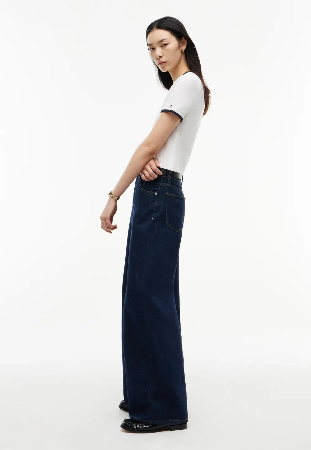 Независимая одежда в центре города - широкие штанины Tommy Hilfiger, Rinse New Doreen — фото 4