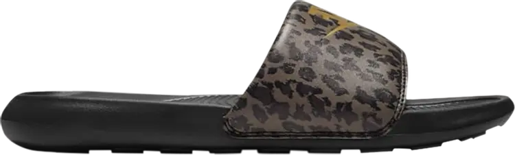 Сандалии Nike Wmns Victori One Printed Slide 'Leopard - Archaeo Brown', коричневый — фото 2