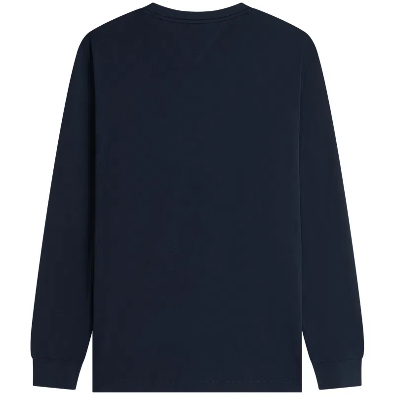 Мужская футболка с круглым вырезом Navy Blue DW5 Tommy Hilfiger — фото 3