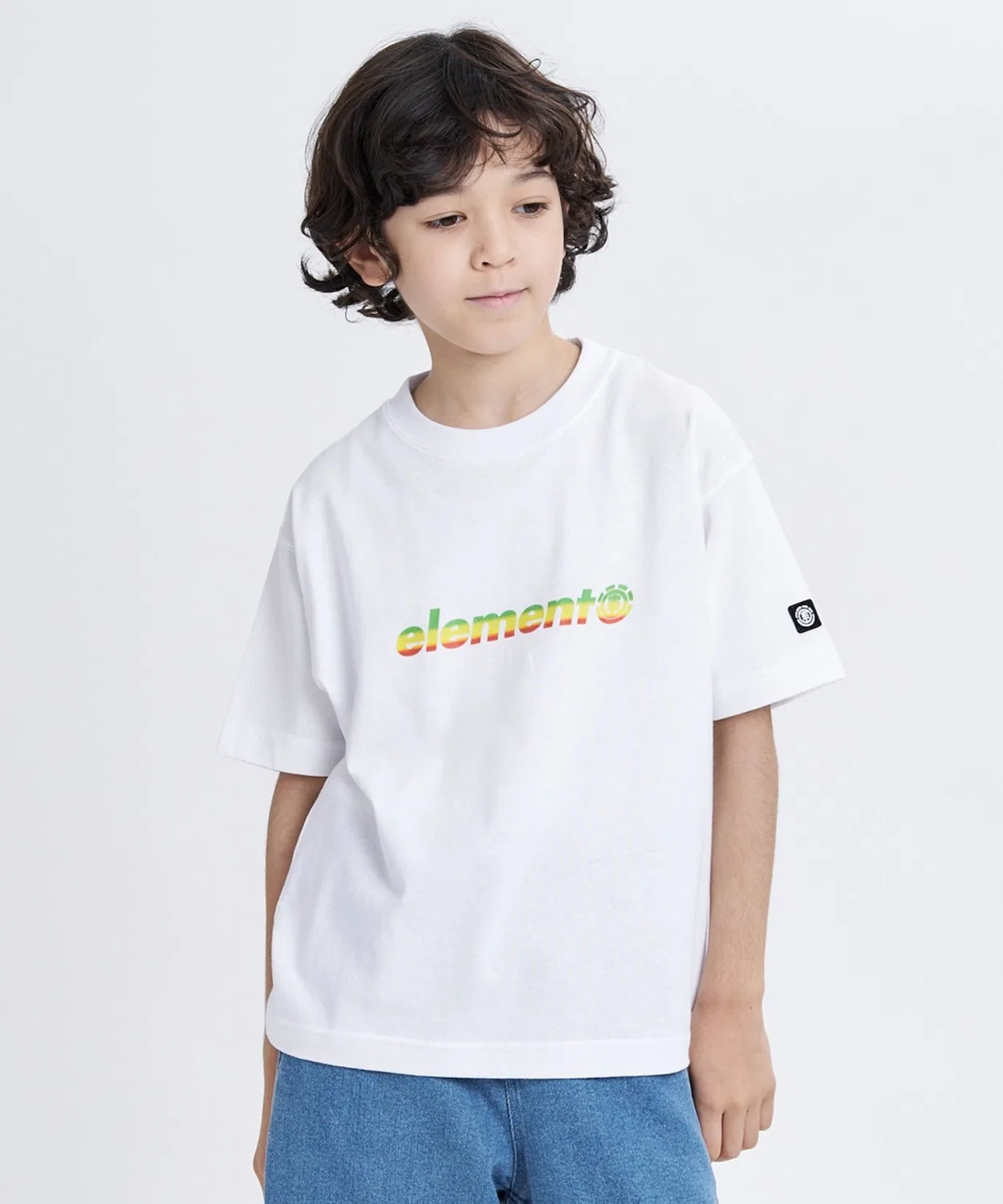 Детская футболка с коротким рукавом с принтом RASTA GRADE SS Y ELEMENT, White — фото 2