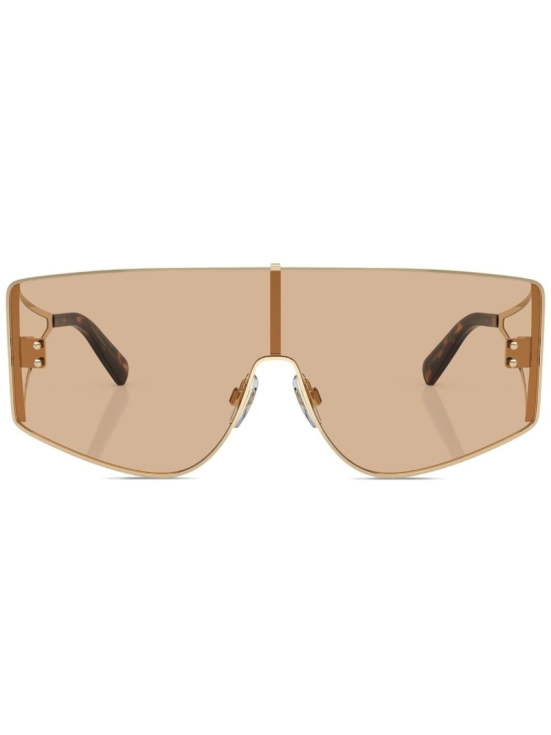 

Солнцезащитные очки-маска DNA Dolce & Gabbana Eyewear, золотой