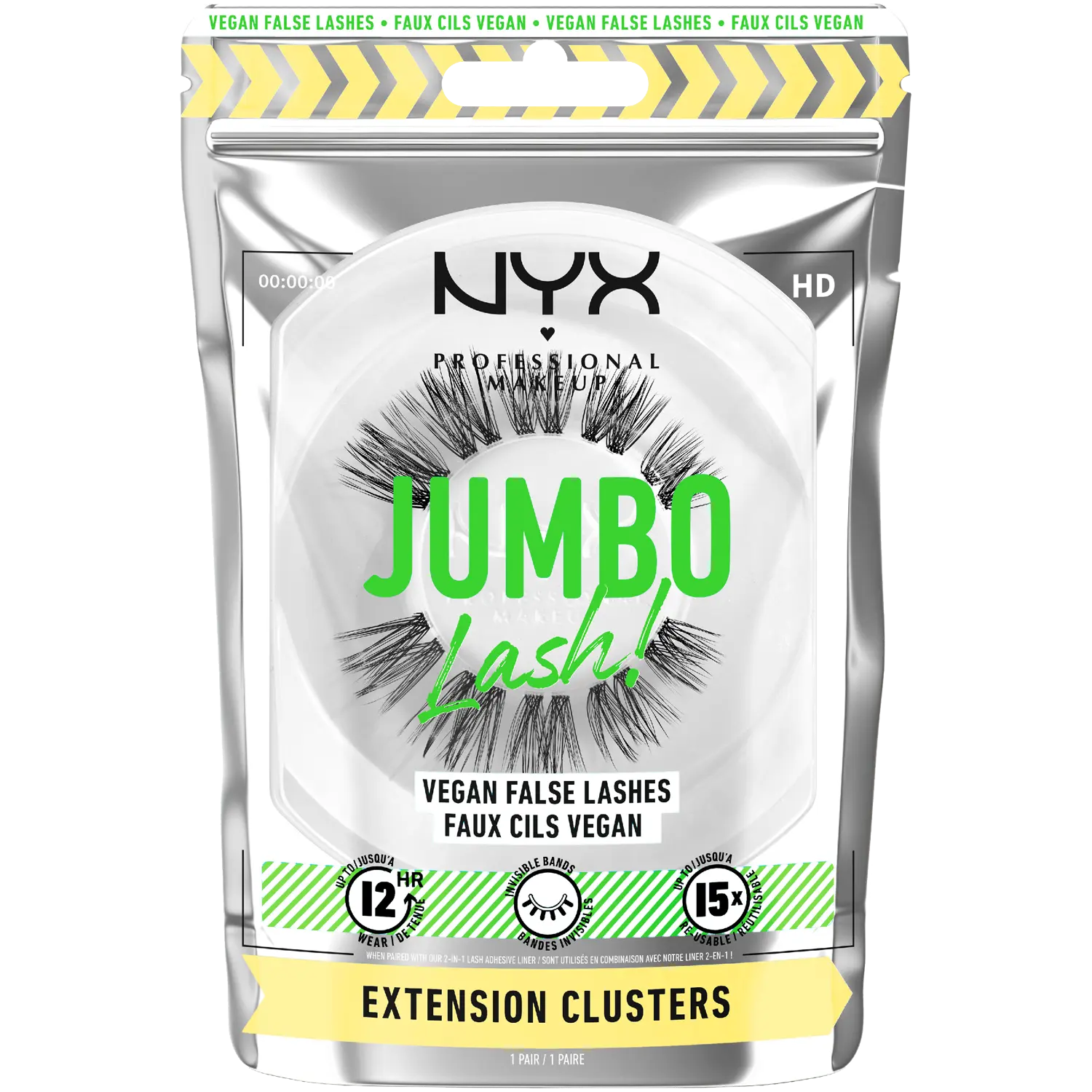 

NYX Professional Makeup Jumbo Lashes Extention накладные ресницы, 1 упаковка